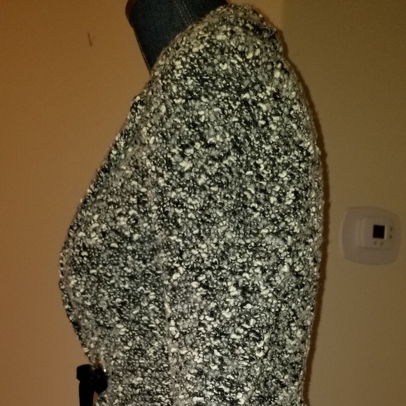 185 NWOT grey boucle Classiques Entier XS cardigan - Picture 10 of 13